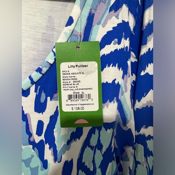 NWT Lilly Pulitzer Beacon Dress - Tropi Call Me - XL - Picture 2 of 5